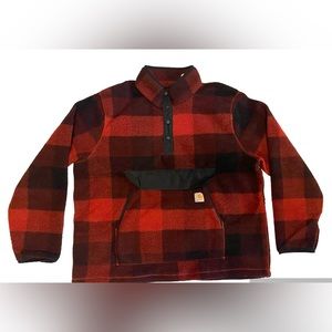 Carhartt Brown Sherpa Fleece  Pullover Men’s Warmer XL relaxed fit fleece NWT